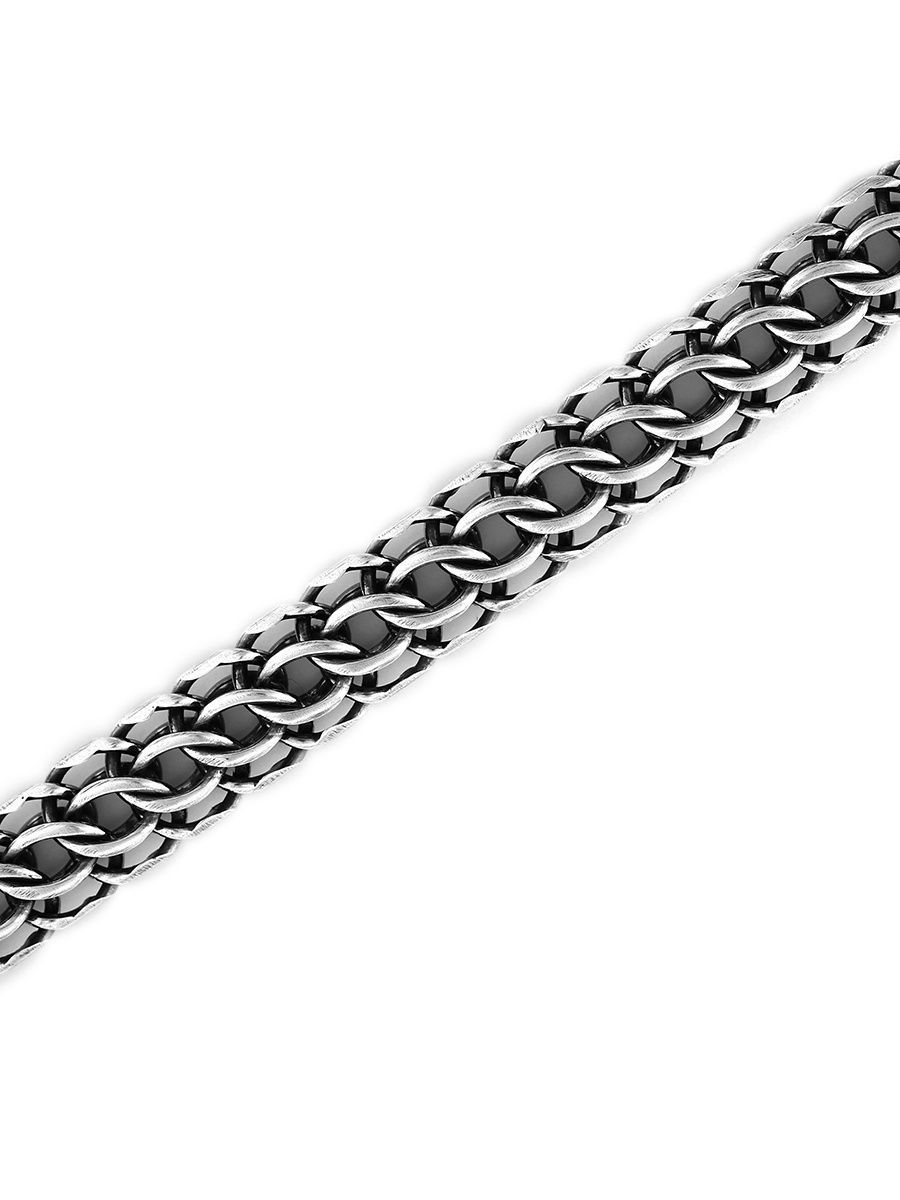 

Цепочка из серебра 45 см TOP CRYSTAL 40562410, Серебристый;черный, 40562410