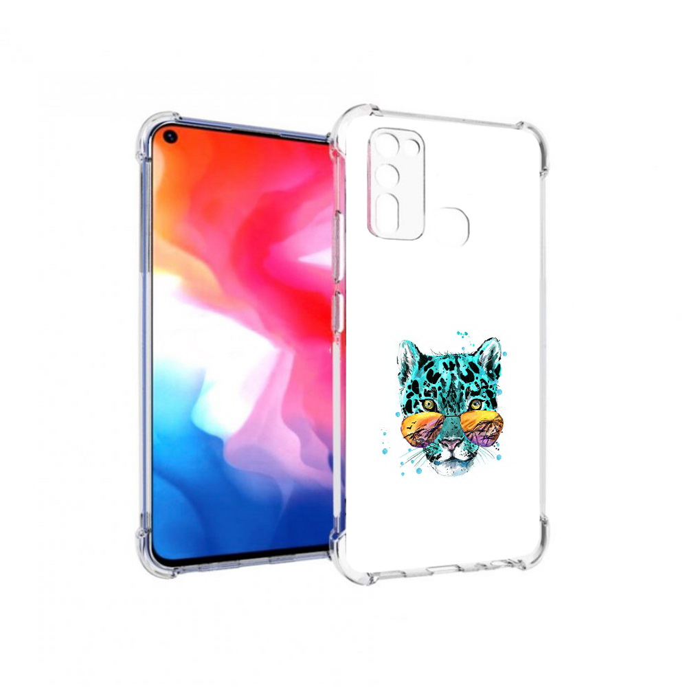 

Чехол MyPads Tocco для Vivo Y50 голубой лео (PT226982.418.294), Прозрачный, Tocco