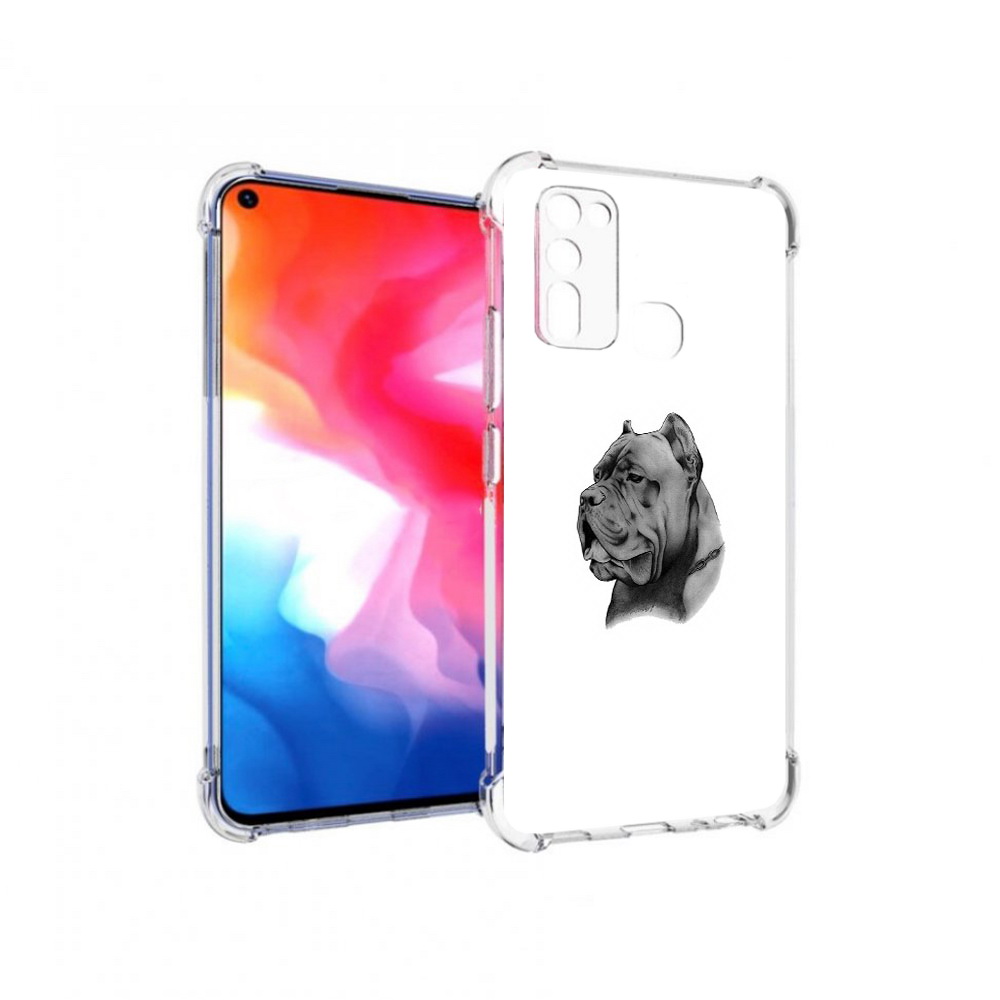 

Чехол MyPads Tocco для Vivo Y50 грозный бульдог (PT226982.418.300), Прозрачный, Tocco