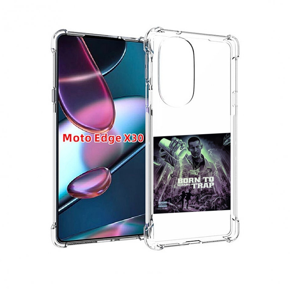 

Чехол MyPads Born to Trap Kizaru для Motorola Moto Edge X30, Прозрачный, Tocco