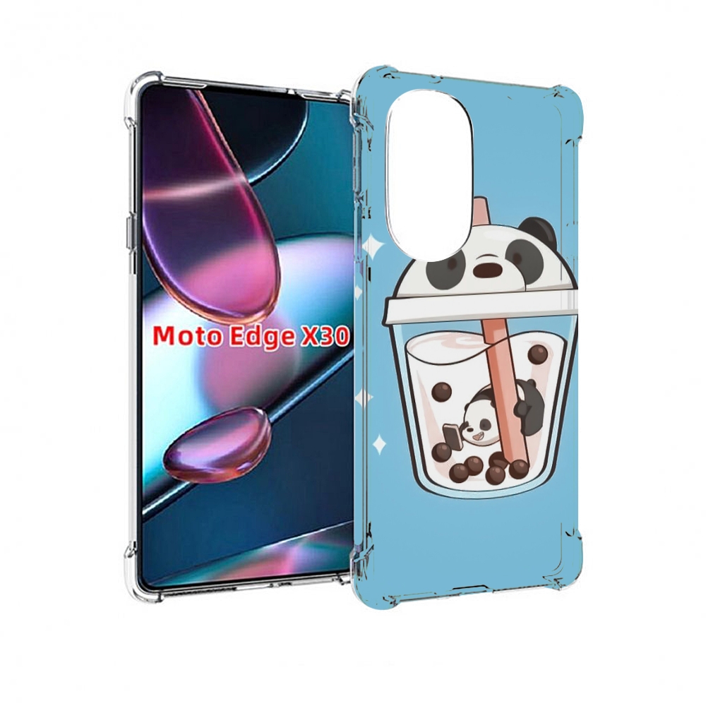 

Чехол MyPads Bubble tea для Motorola Moto Edge X30, Прозрачный, Tocco