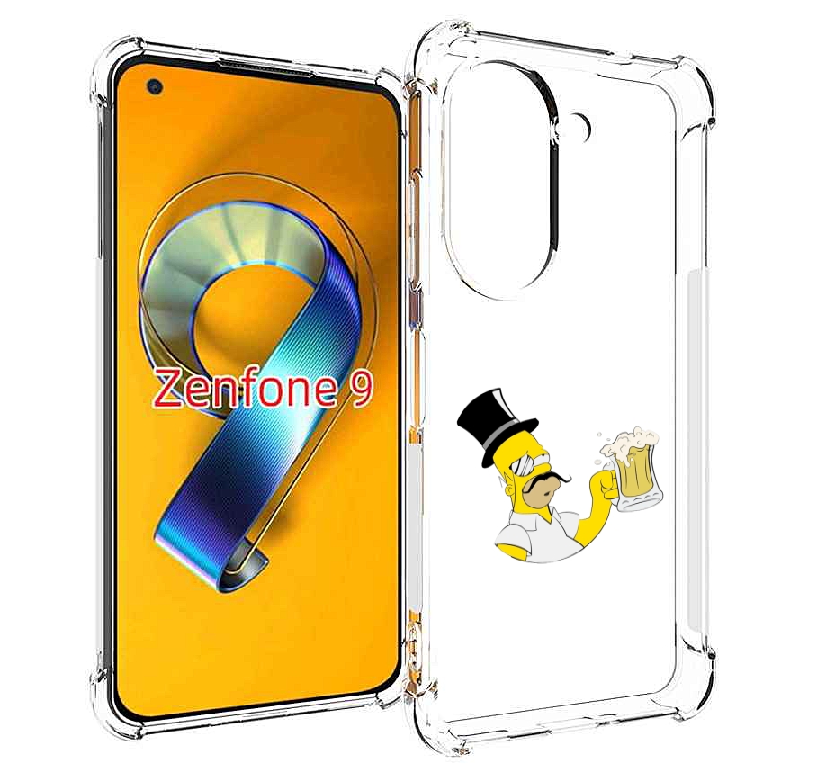 

Чехол MyPads гомер-с-напитком для Asus Zenfone 9 (AI2202), Прозрачный, Tocco