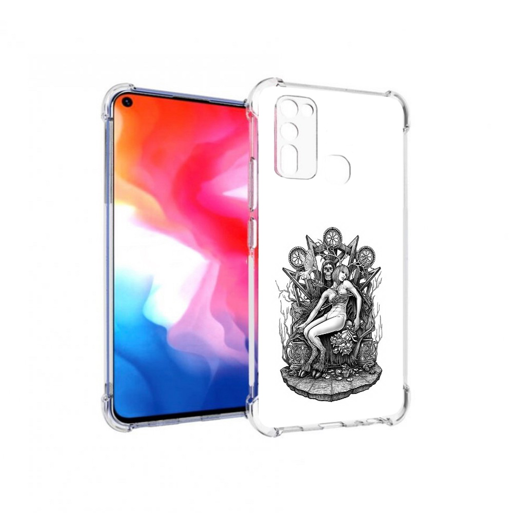 

Чехол MyPads Tocco для Vivo Y50 девушка на троне (PT226982.418.309), Прозрачный, Tocco