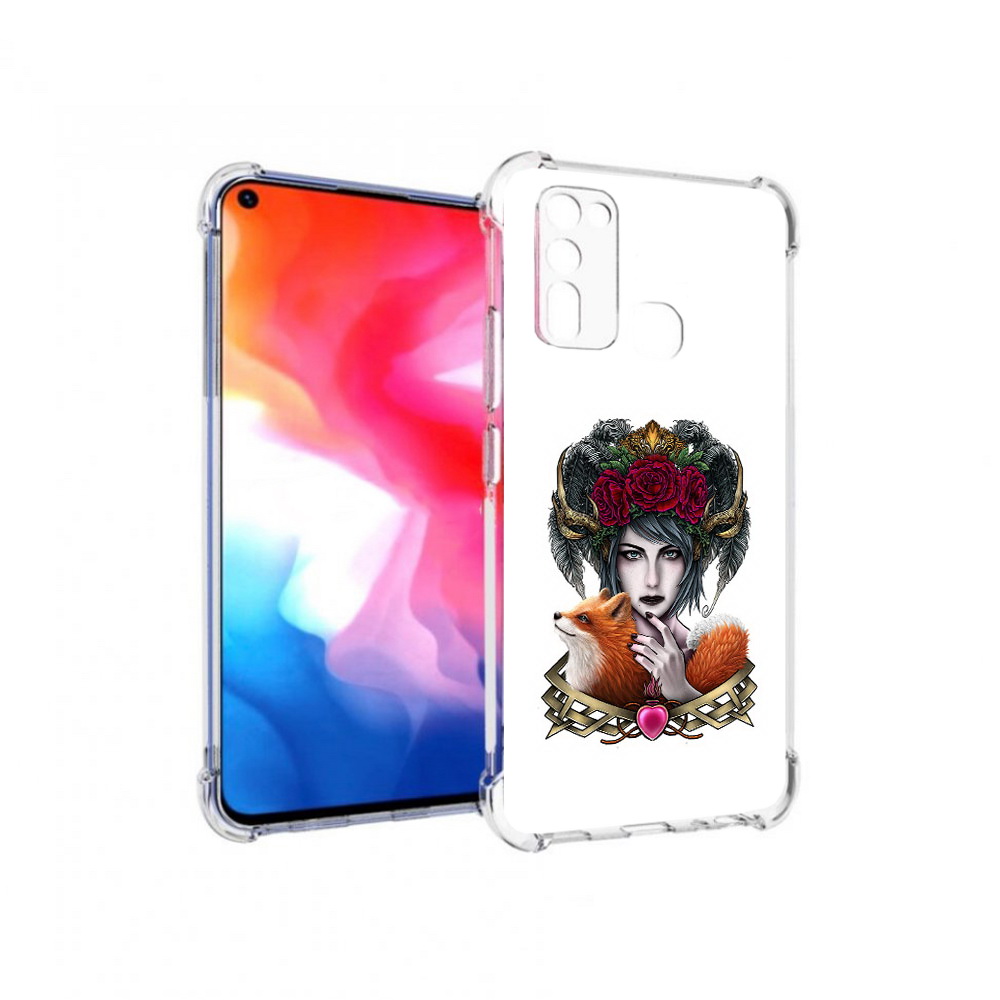 

Чехол MyPads Tocco для Vivo Y50 девушка с лисой (PT226982.418.314), Прозрачный, Tocco