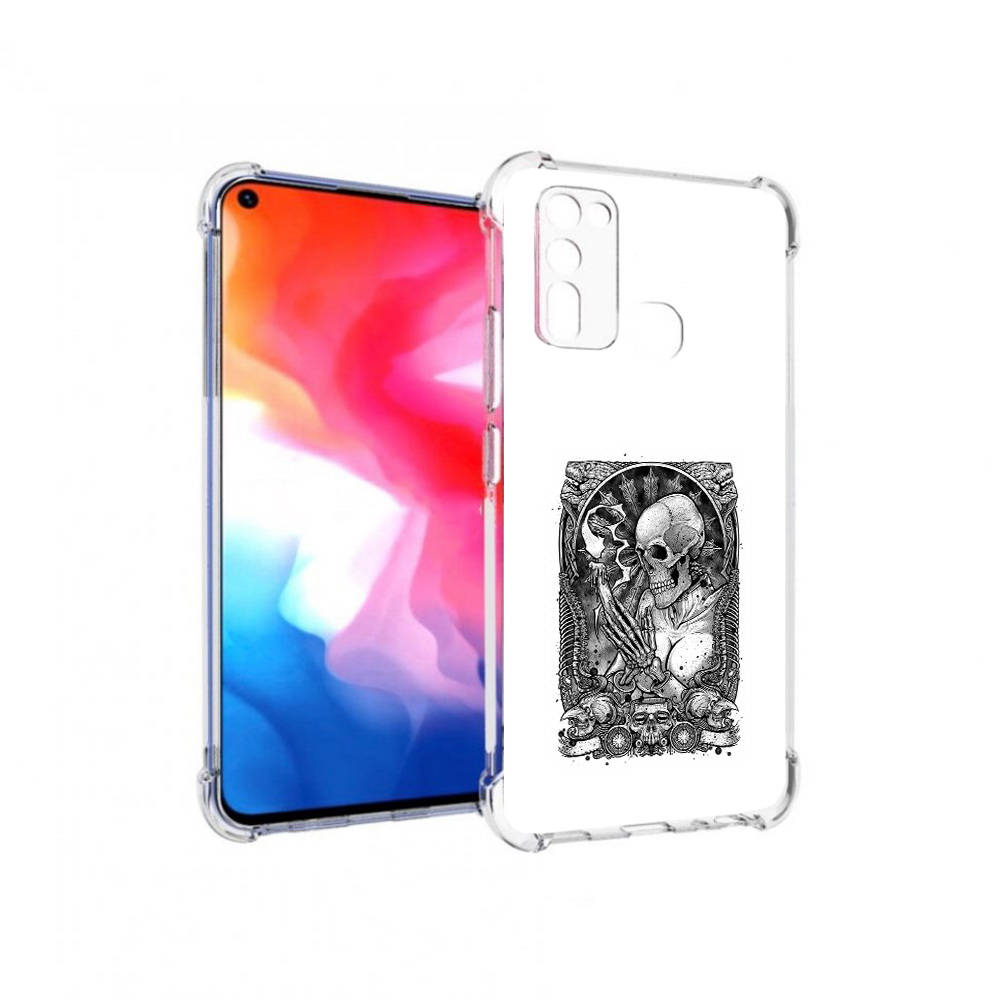 

Чехол MyPads Tocco для Vivo Y50 девушка скелет (PT226982.418.316), Прозрачный, Tocco