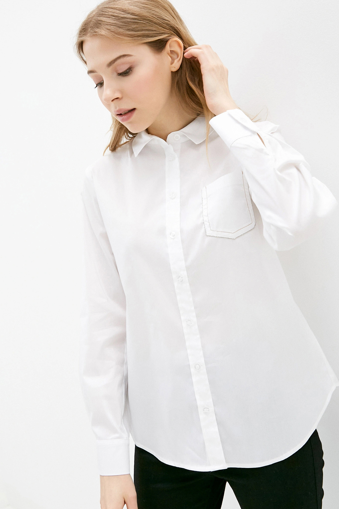 

Рубашка женская Baon B171016 белая M, B171016