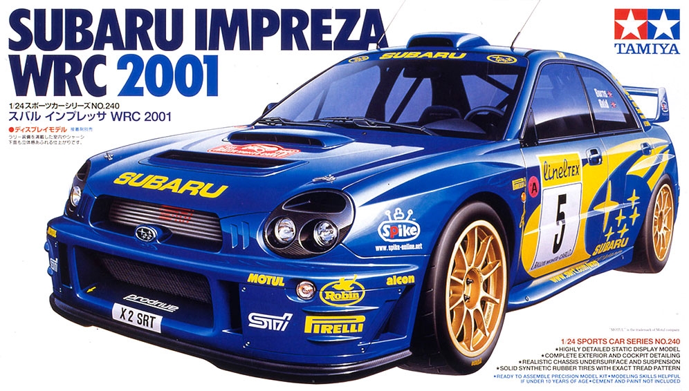 

Модель Tamiya 1/24 Subaru Impreza WRC 2001 24240