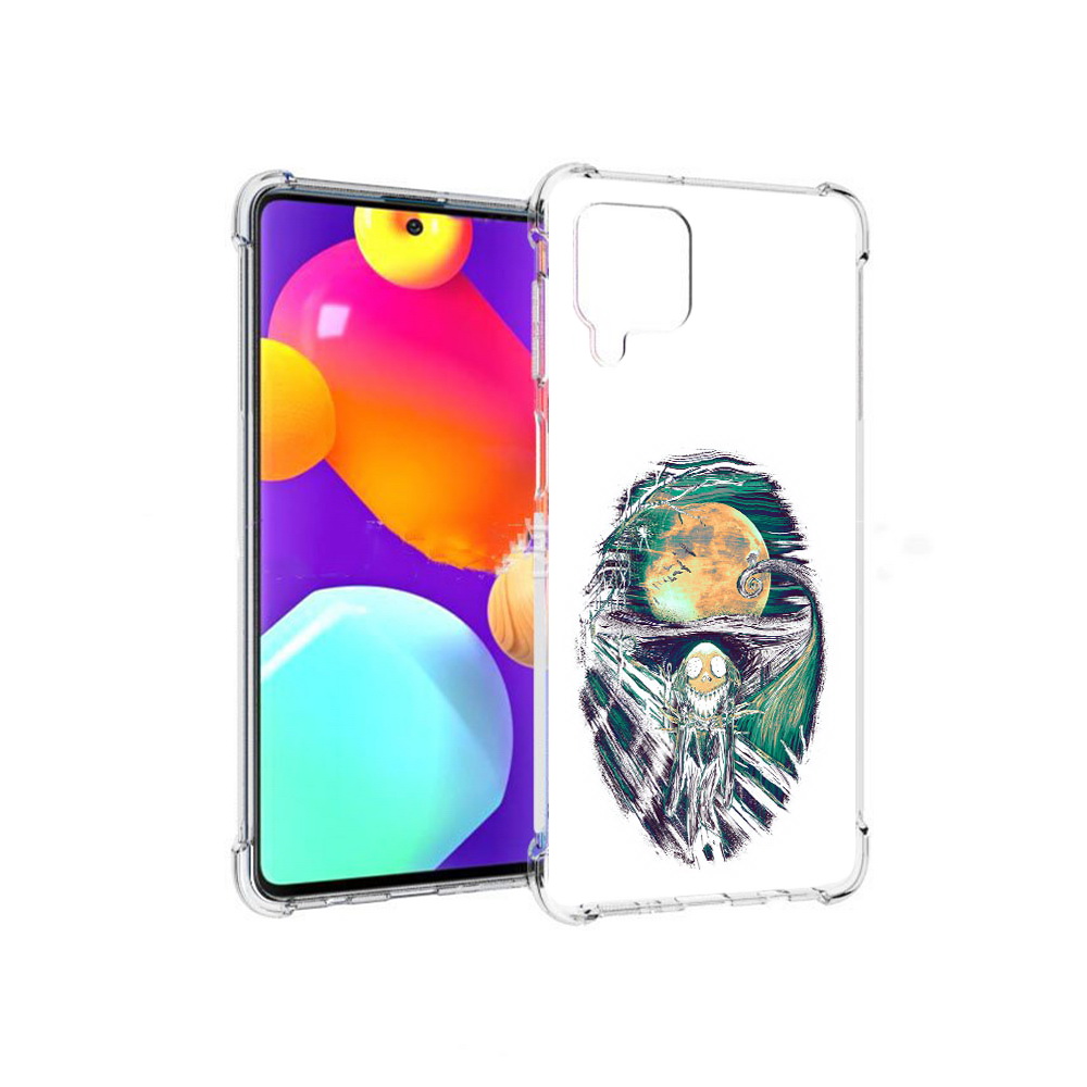 

Чехол MyPads Tocco для Samsung Galaxy M62 зубастое существо абстракция (PT158430.541.370), Прозрачный, Tocco