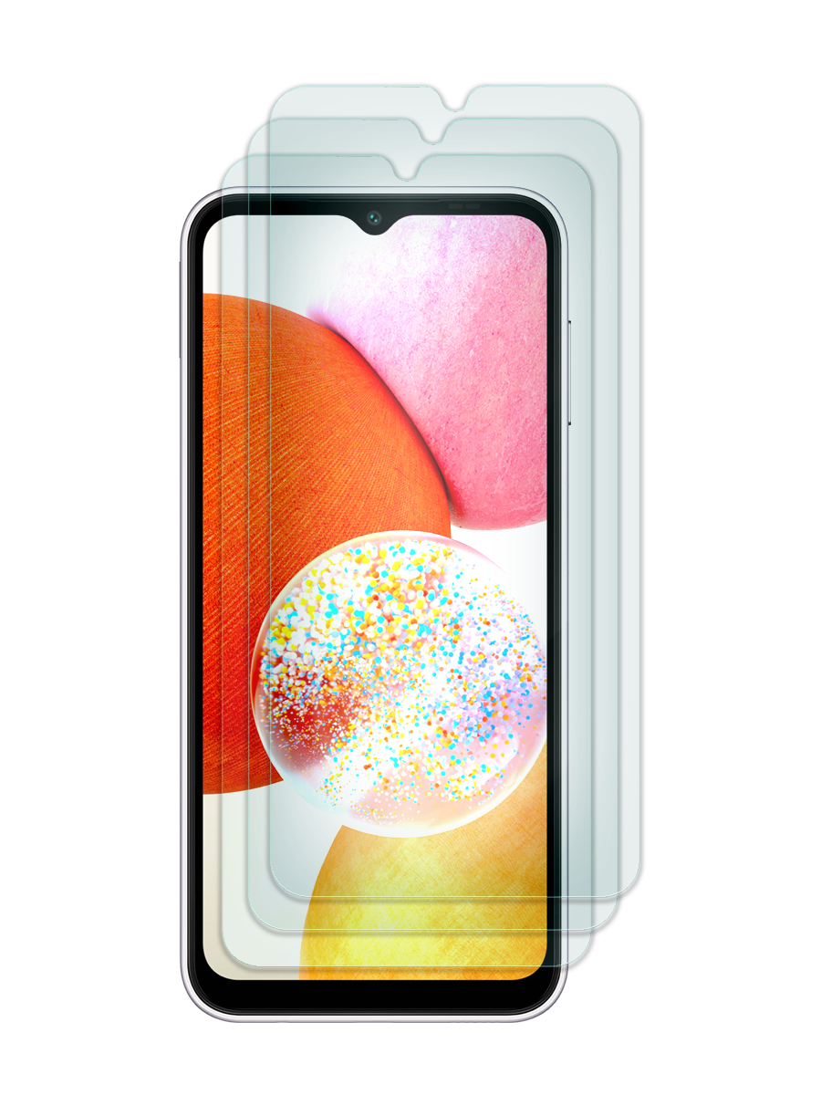 

Комплект из 3 шт защитное стекло для Samsung A14 4G/5G, M14 5G без рамки с отступом, ZTG-SAM-A14
