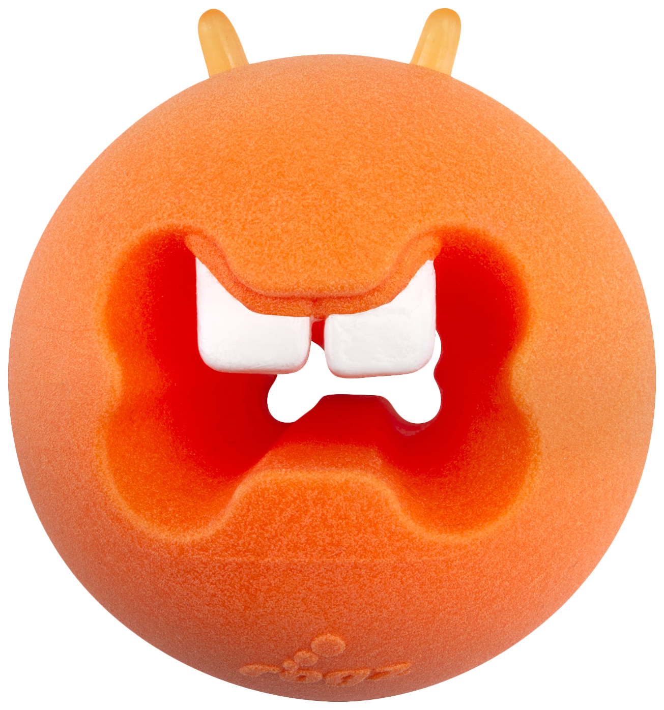 Игрушка для собак Rogz Fred Treat Ball мяч для лакомств массажный, оранжевая, 6,4 см