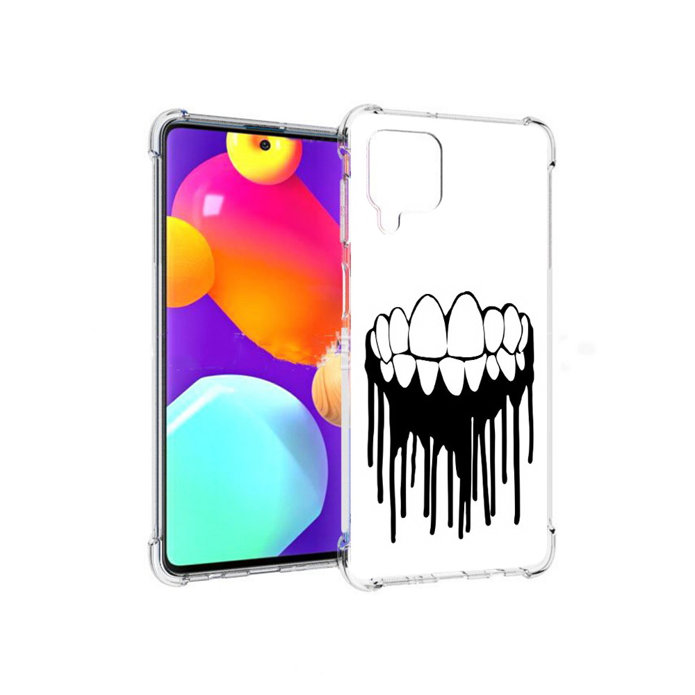 

Чехол MyPads Tocco для Samsung Galaxy M62 зубы (PT158430.541.372), Прозрачный, Tocco