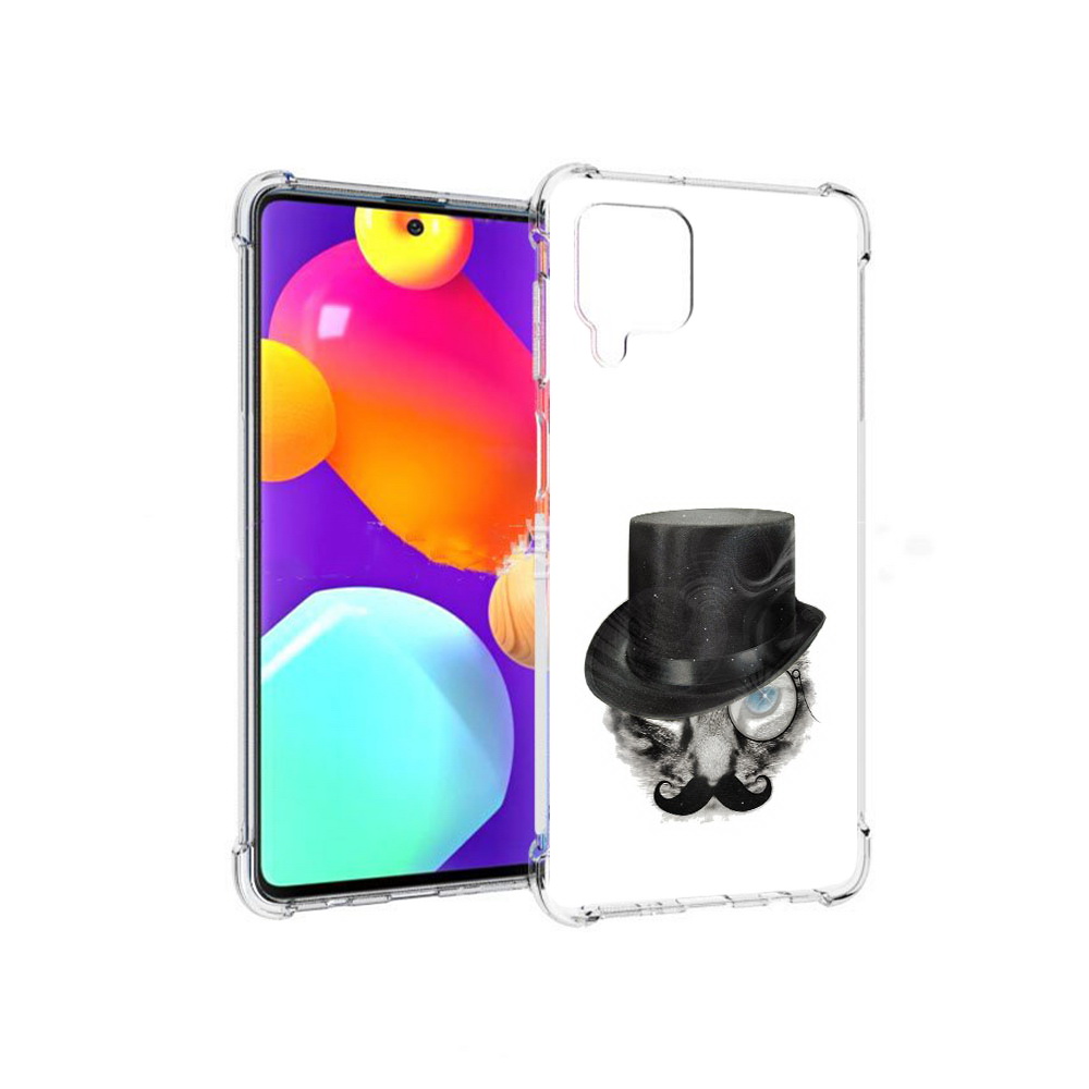 

Чехол MyPads Tocco для Samsung Galaxy M62 интелегентный кот (PT158430.541.378), Прозрачный, Tocco