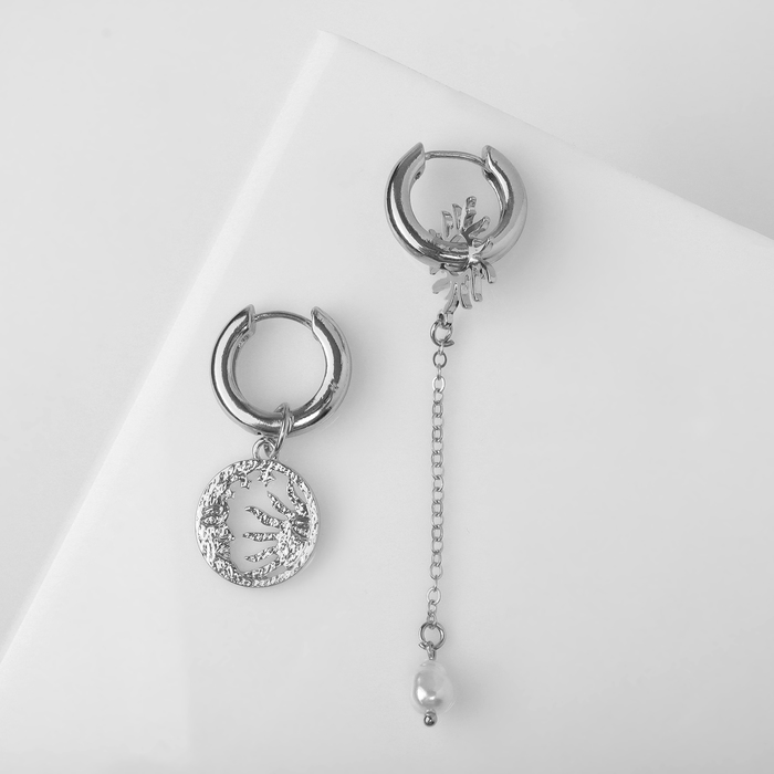 

Серьги из бижутерного сплава Queen fair 10480345, жемчуг искусственный, 10480345