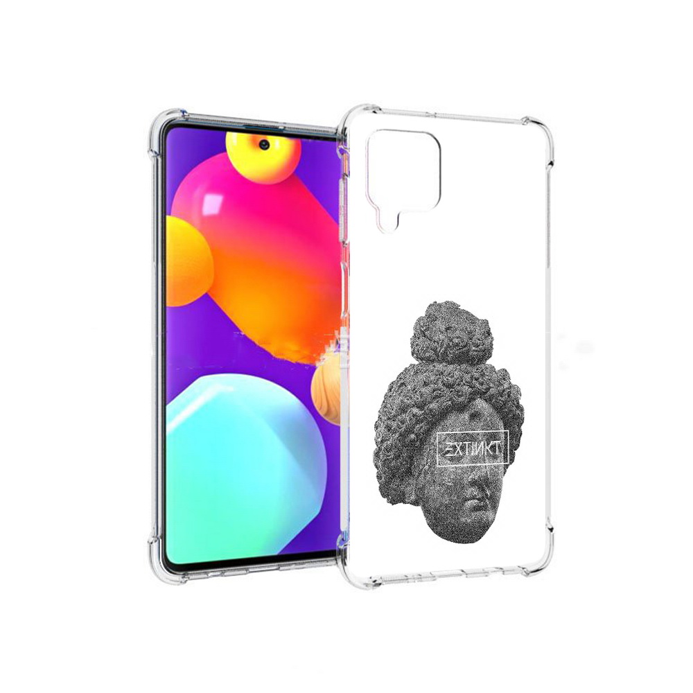 

Чехол MyPads Tocco для Samsung Galaxy M62 каменное лицо девушки (PT158430.541.383), Прозрачный, Tocco