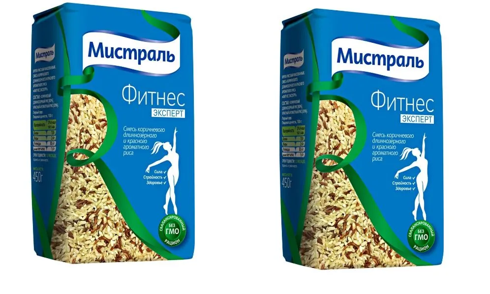 

Рис Мистраль Фитнес Эксперт, 450 г х 2 шт, Фитнес