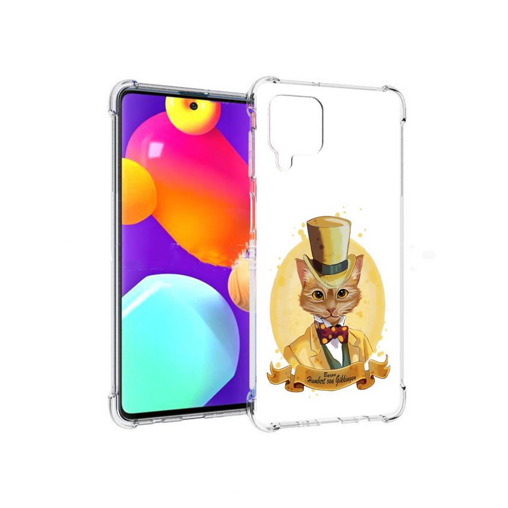 

Чехол MyPads Tocco для Samsung Galaxy M62 кот юрист (PT158430.541.401), Прозрачный, Tocco