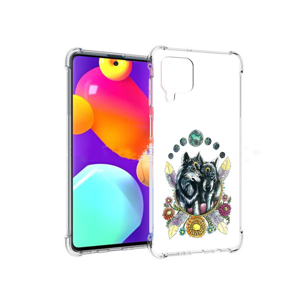 

Чехол MyPads Tocco для Samsung Galaxy M62 красивые волки абстракция (PT158430.541.408), Прозрачный, Tocco