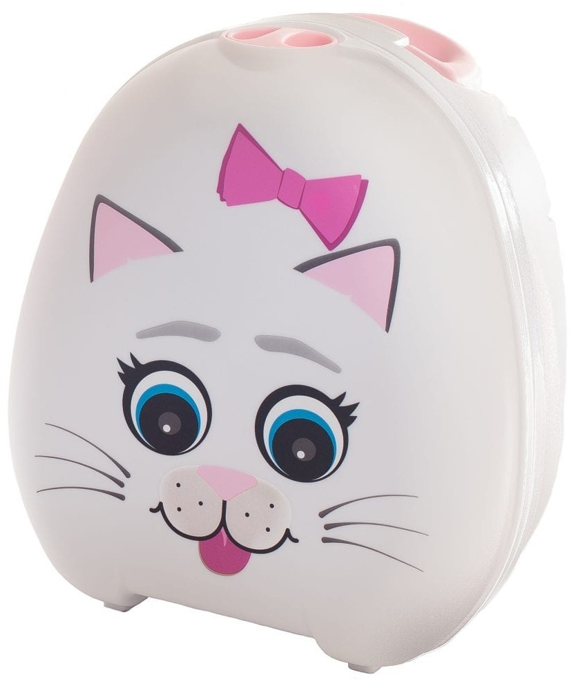 

Детский дорожный горшок My Carry Potty Cat Кошечка, Белый