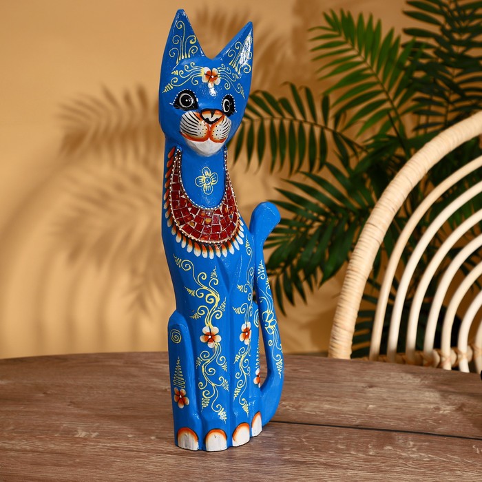 

Сувенир "Кошка" албезия 50 см, Indonesian style