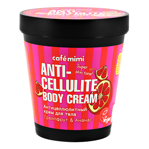 

Крем для тела Cafe mimi Anti-Cellulite антицеллюлитный Грейпфрут и Ананас 220 мл