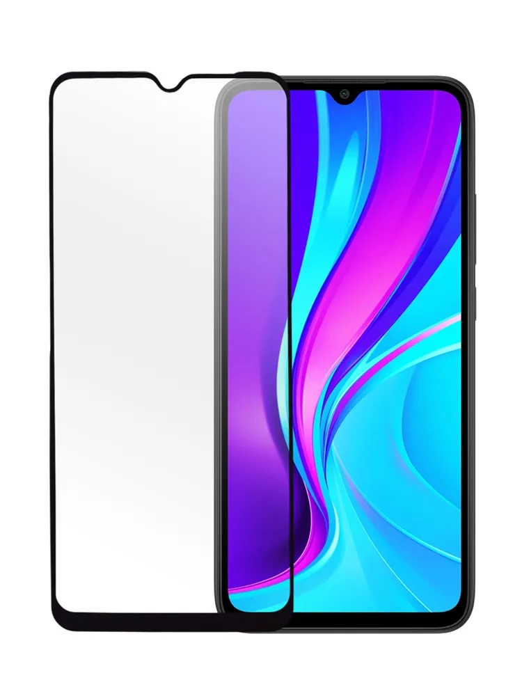 

Защитное стекло PERO Full Glue для Xiaomi Redmi 9C черное