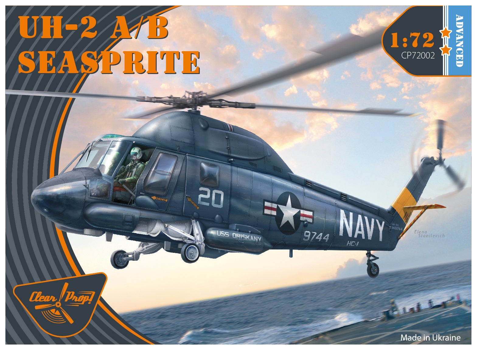 

Модель Clear Prop! 1/72 Вертолёт UH-2 A/B SEASPRITE CP72002