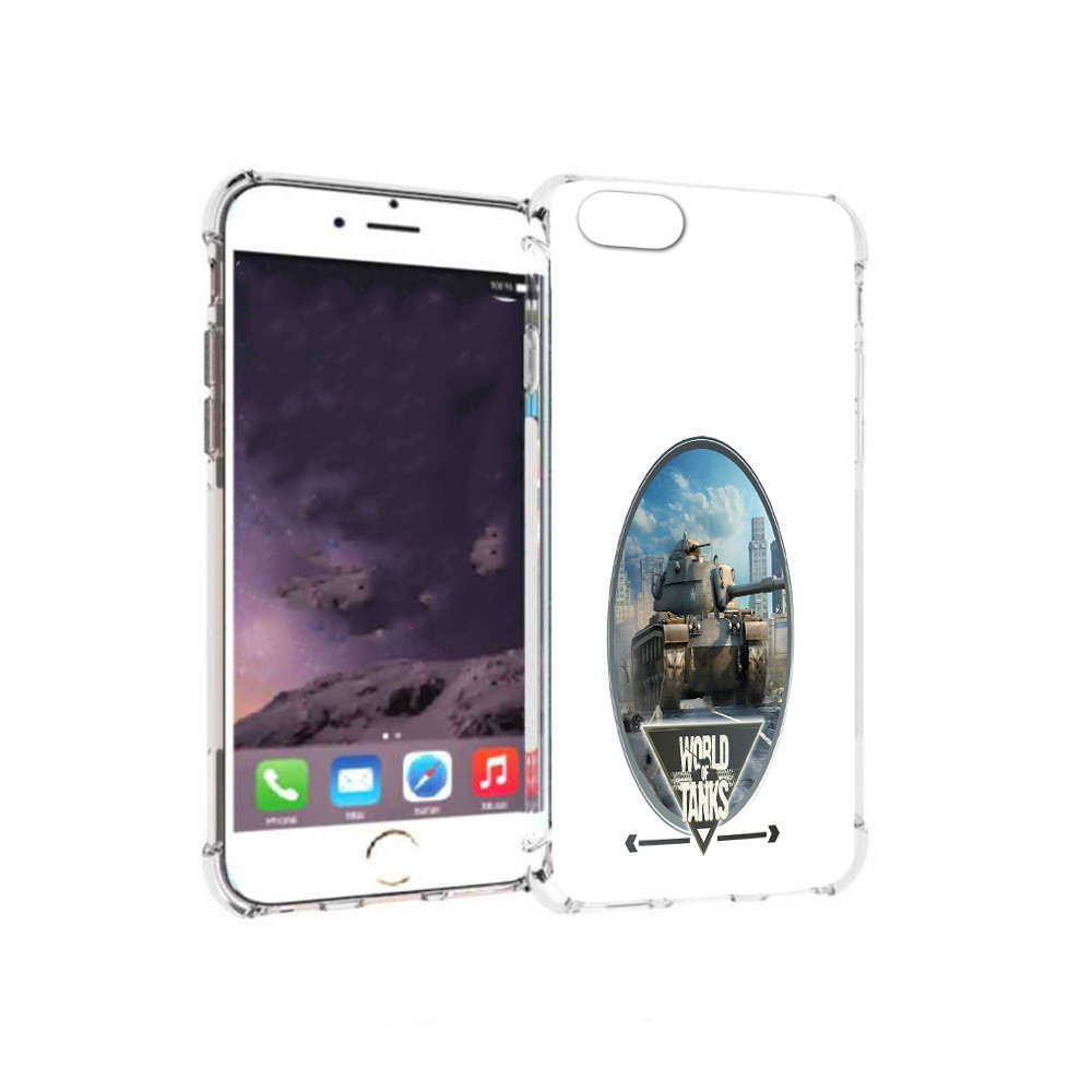 

Чехол MyPads Tocco для Apple iPhone 6 игра с танками (PT54043.605.375), Прозрачный, Tocco