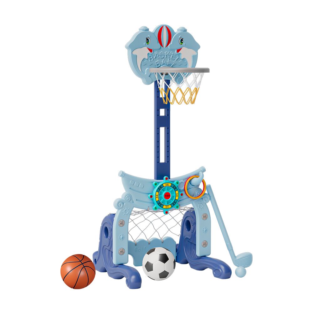 Стойка баскетбольная Perfetto Sport Морская PS-075-B синий баскетбольная стойка panawealth king sport