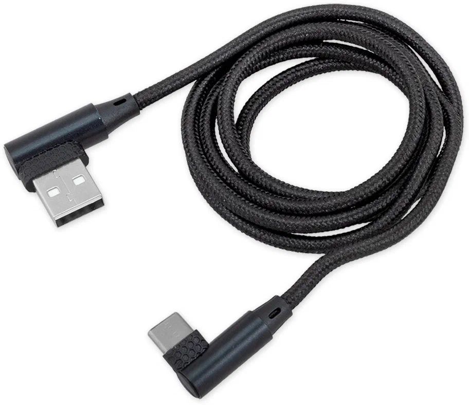 Дата-Кабель Arnezi Type-C - USB угловой, черный A0605029