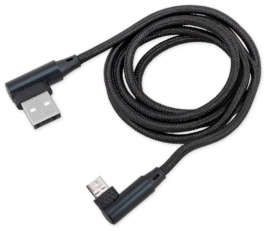 Дата-Кабель Arnezi USB - Micro USB угловой, черный A0605027