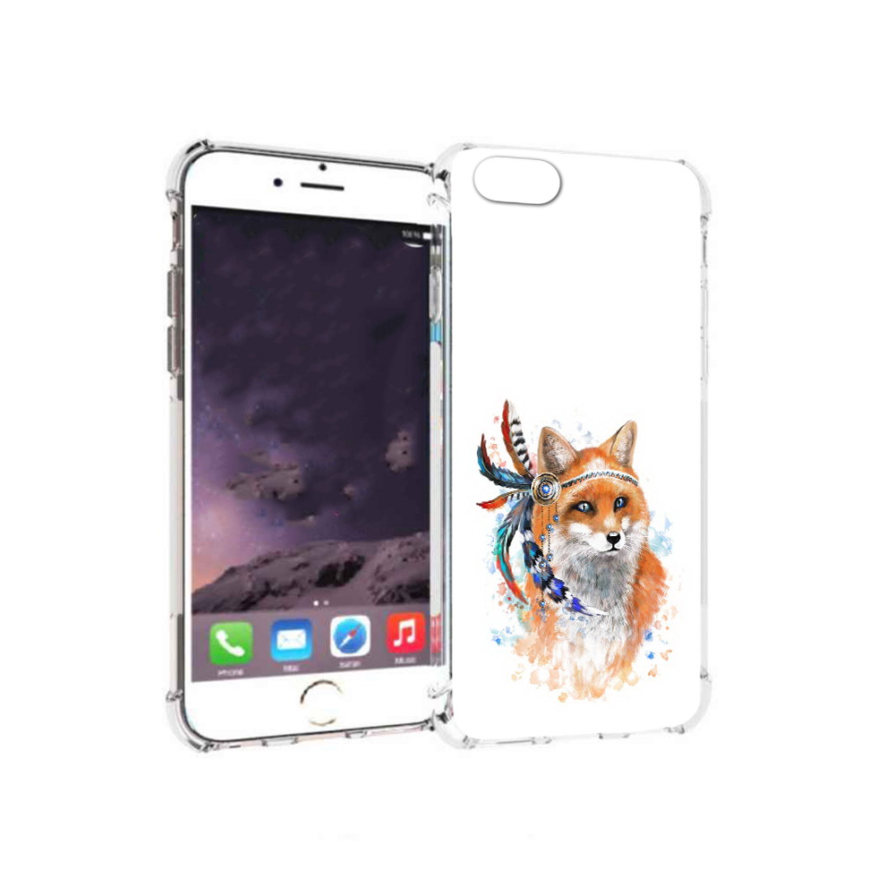 

Чехол MyPads Tocco для Apple iPhone 6 инду лиса (PT54043.605.377), Прозрачный, Tocco
