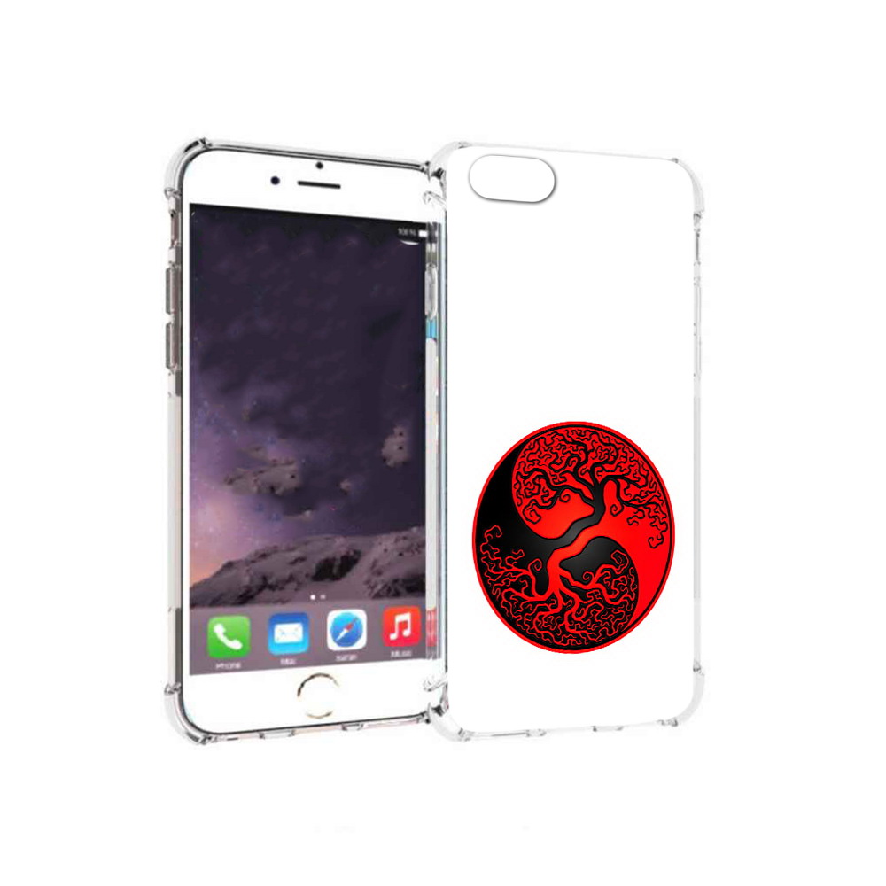 

Чехол MyPads Tocco для Apple iPhone 6 инь янь дерево (PT54043.605.379), Прозрачный, Tocco