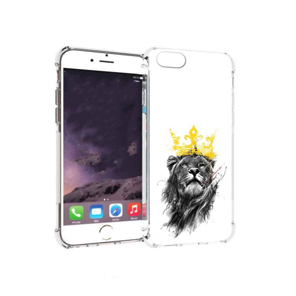 

Чехол MyPads Tocco для Apple iPhone 6 король-лев (PT54043.605.391), Прозрачный, Tocco