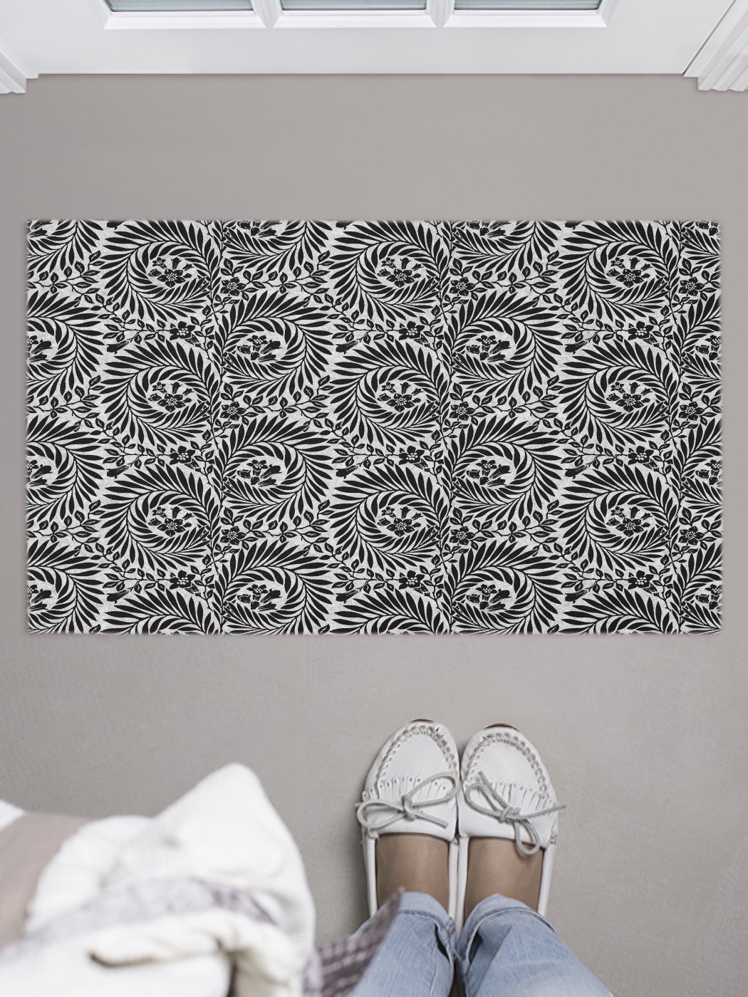 

Придверный коврик в прихожую для обуви, на резиновой основе, 75x45 см door_52496 JoyArty