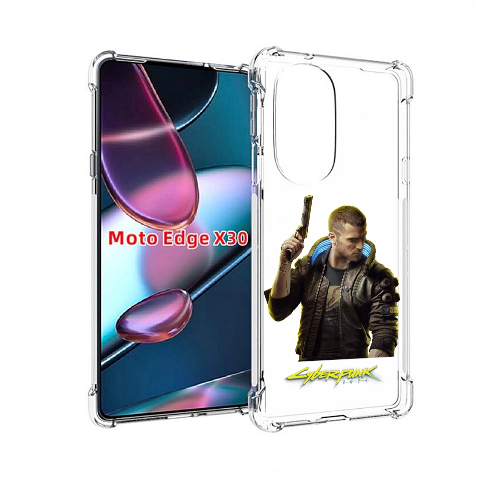 

Чехол MyPads Cyberpunk-2077 для Motorola Moto Edge X30, Прозрачный, Tocco