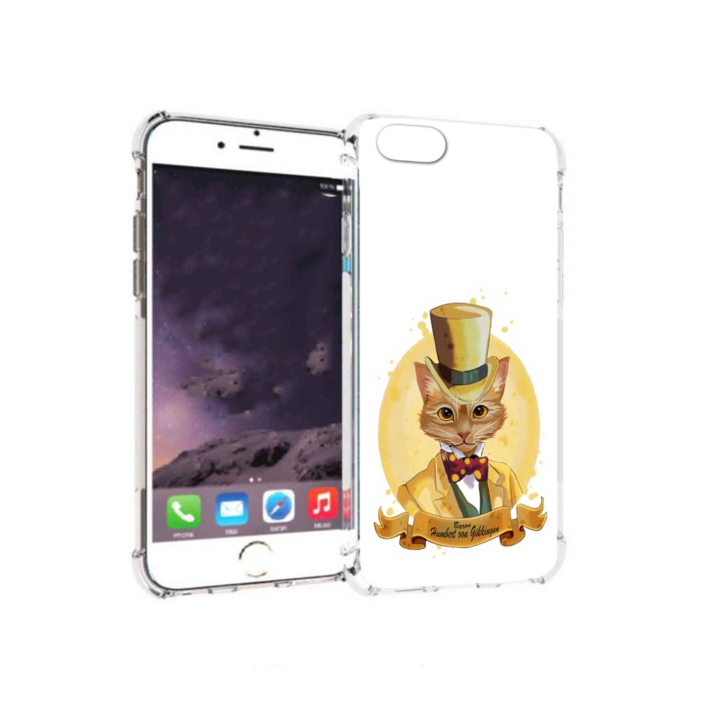 

Чехол MyPads Tocco для Apple iPhone 6 кот юрист (PT54043.605.401), Прозрачный, Tocco