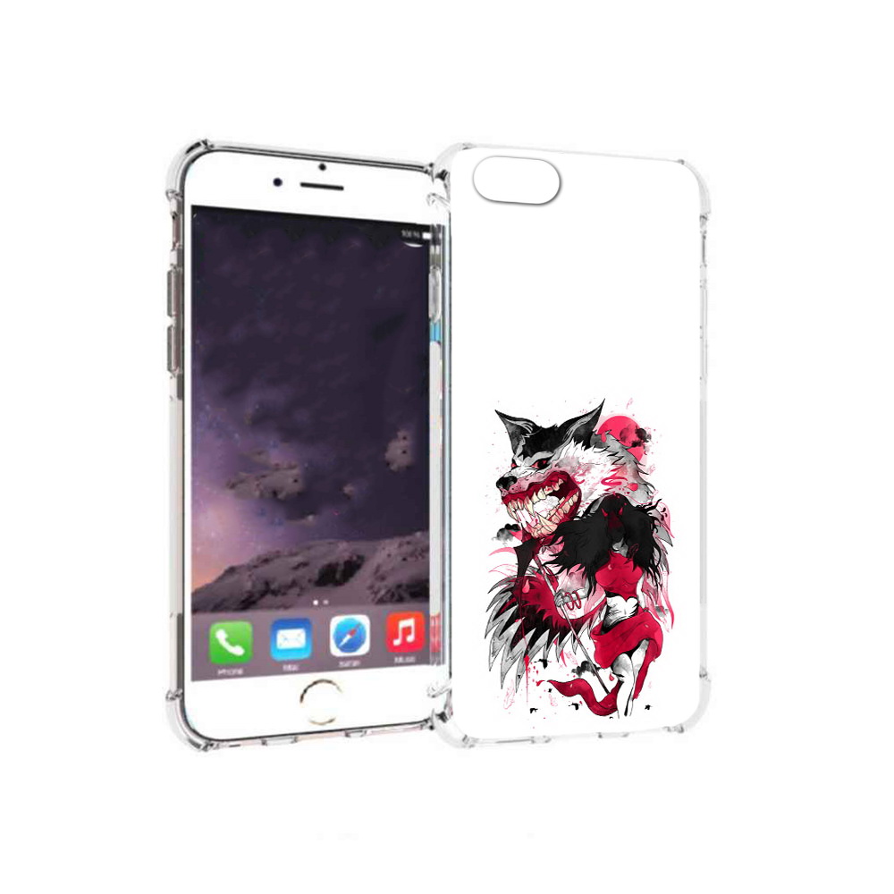 

Чехол MyPads Tocco для Apple iPhone 6 красная шапочка (PT54043.605.410), Прозрачный, Tocco