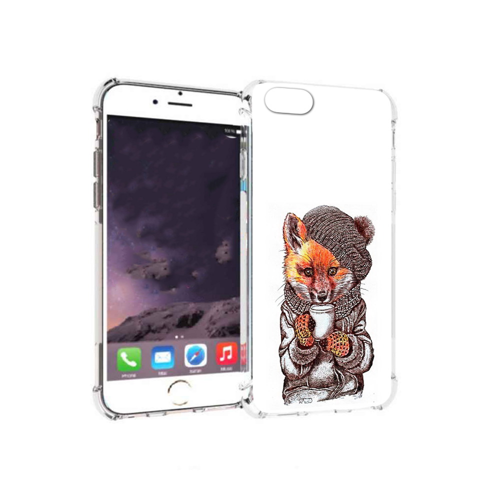 

Чехол MyPads Tocco для Apple iPhone 6 лиса в шапке (PT54043.605.437), Tocco