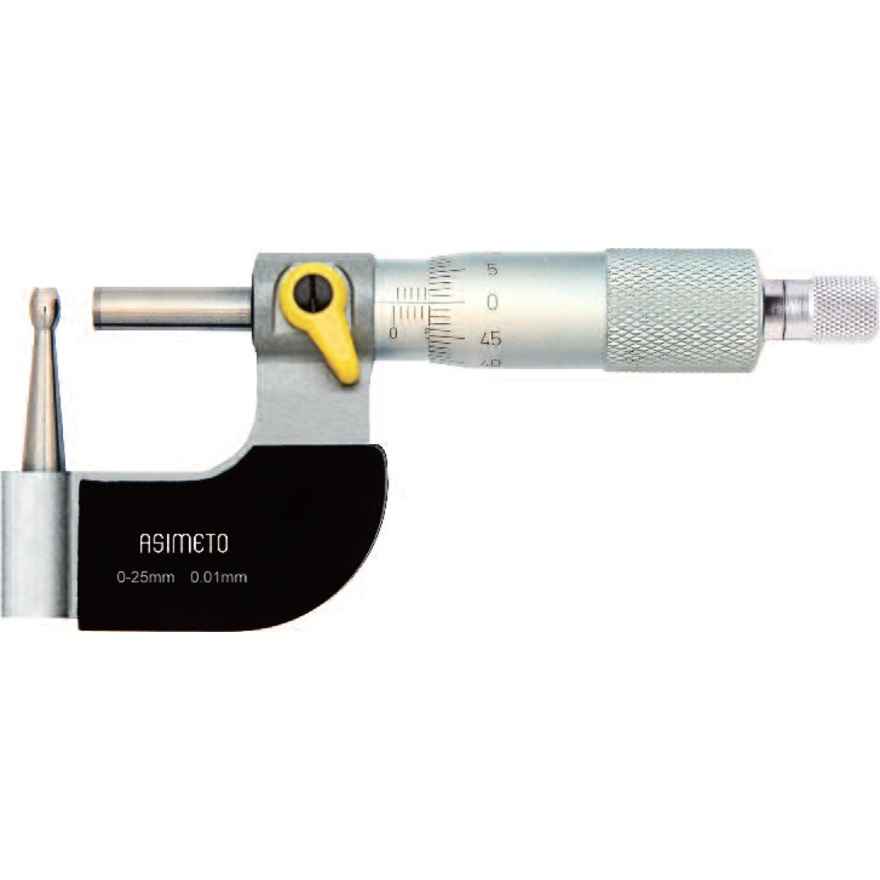 Микрометр ASIMETO 114-21-0 трубный 0,01 мм, 0-25 мм, тип C трубный микрометр micron