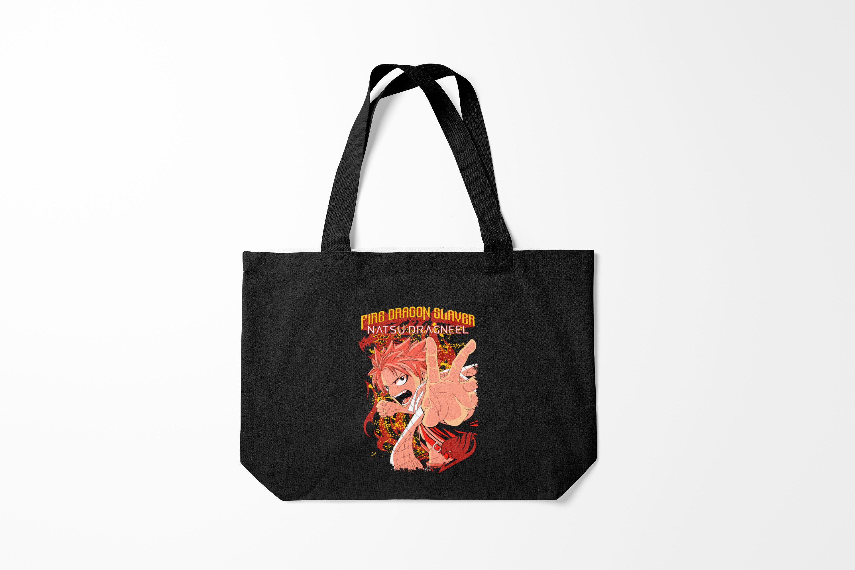 

Сумка шoппер унисекс Burnettie Хвост Феи Dragon Slayer, черный, Хвост Феи Dragon Slayer