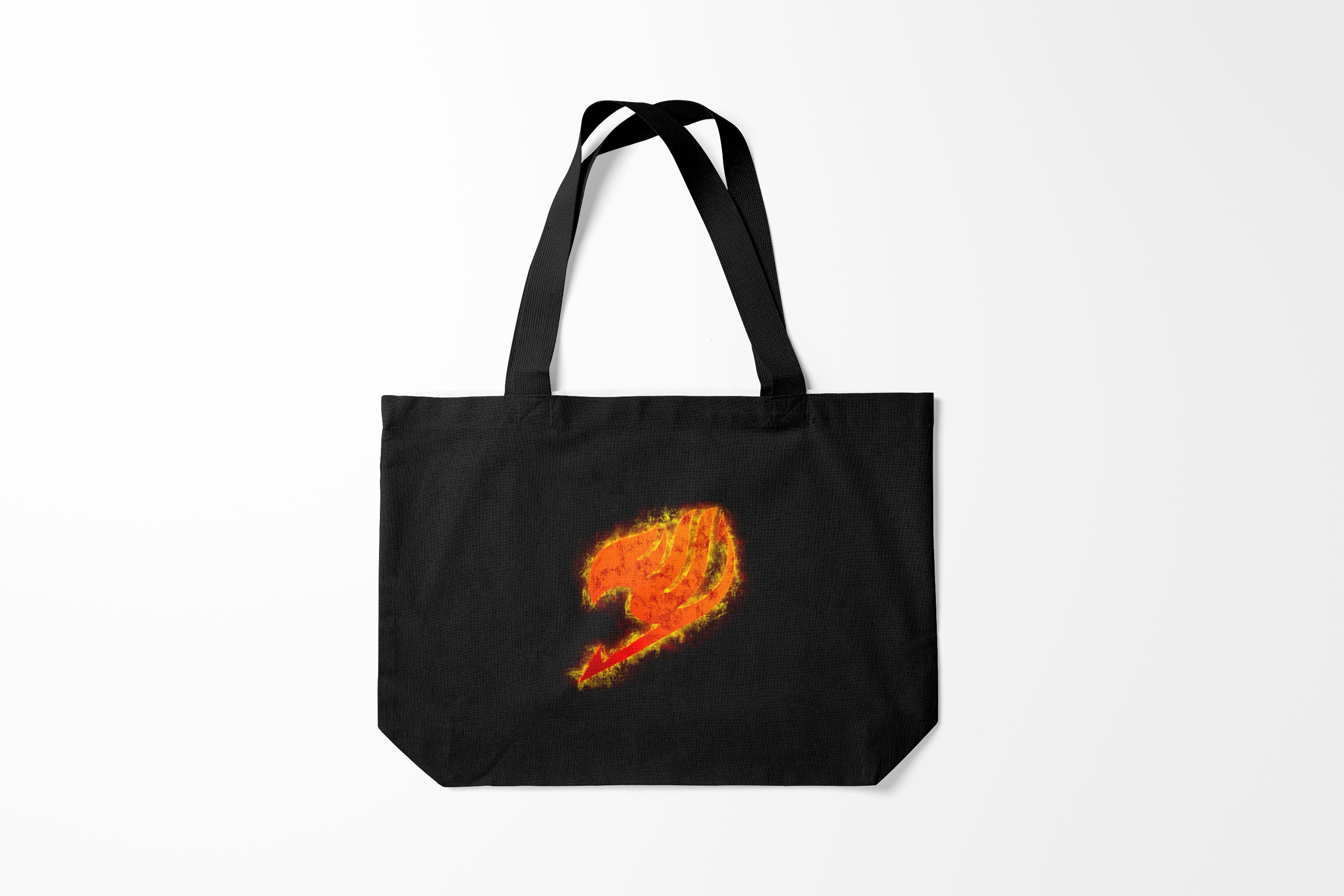 

Сумка шoппер унисекс Burnettie Хвост Феи burning helmet Fairy Tail, черный, Хвост Феи burning helmet Fairy Tail