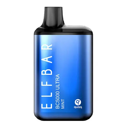 

Одноразовая электронная сигарета с подзарядкой Elf Bar Ultra BC5000 Mint, 20 мг