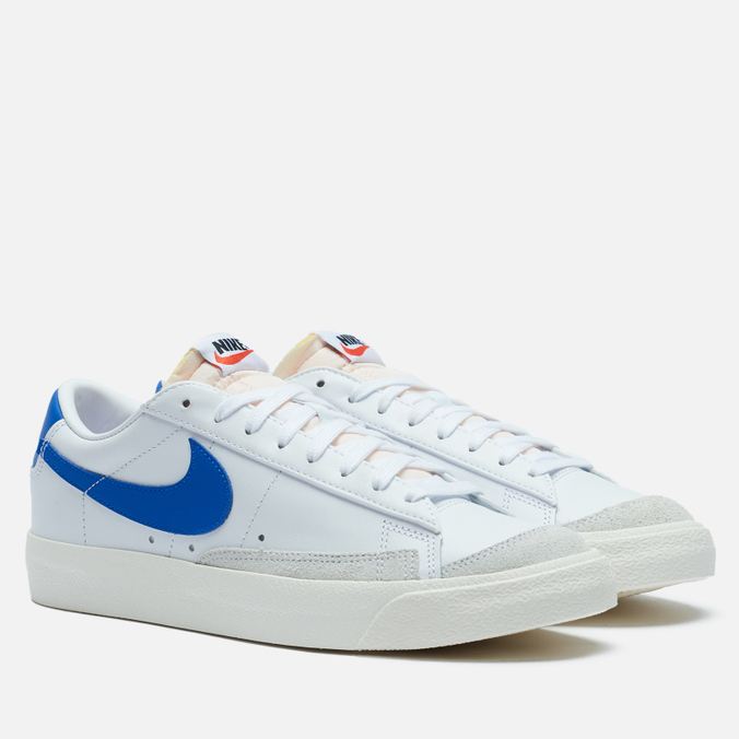 фото Кроссовки мужские nike blazer low 77 vintage белые 10 us