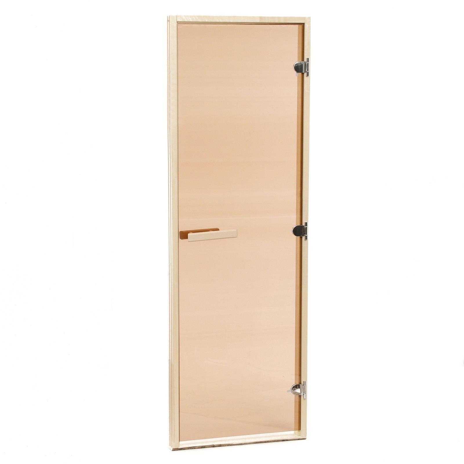 

Дверь для бани и сауны 10070518 Бронза, размер коробки 200х70 см, липа, 8 мм