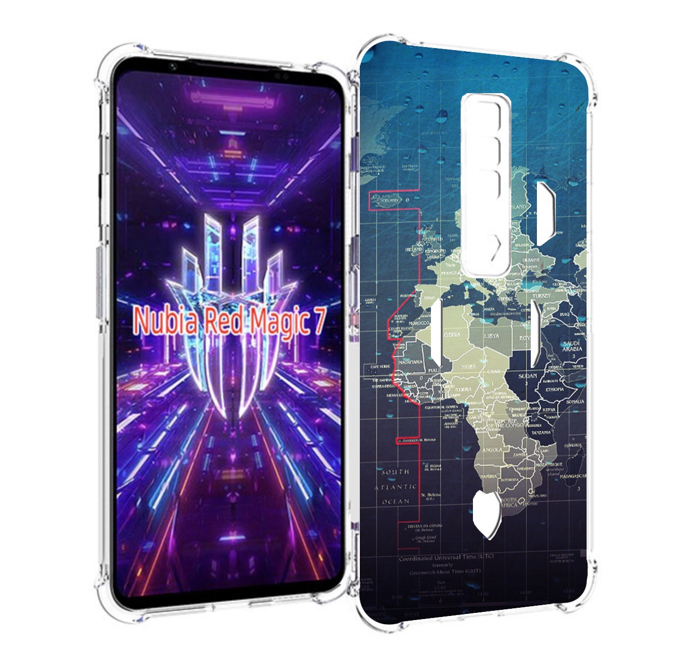 

Чехол MyPads бункер-анклава для ZTE Nubia Red Magic 7, Прозрачный, Tocco