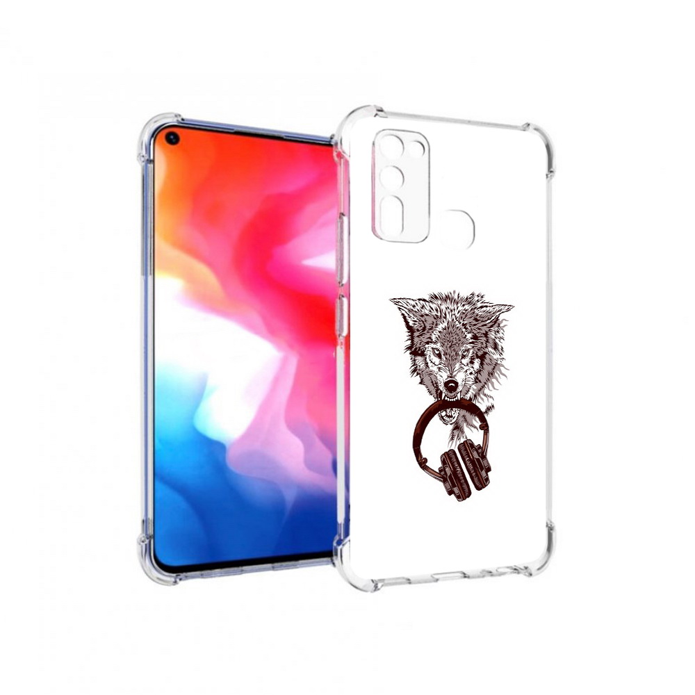 

Чехол MyPads Tocco для Vivo Y50 дикий волк (PT226982.418.325), Прозрачный, Tocco