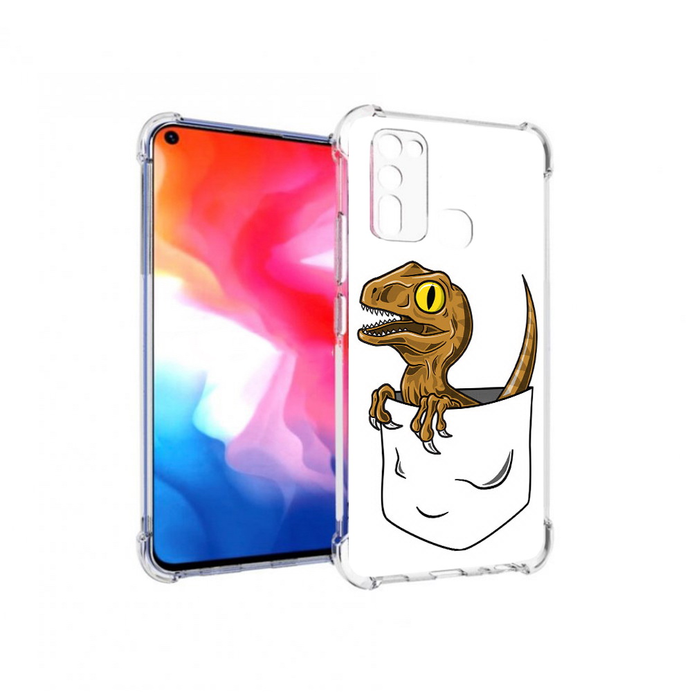 

Чехол MyPads Tocco для Vivo Y50 динозавр в кармане (PT226982.418.327), Прозрачный, Tocco