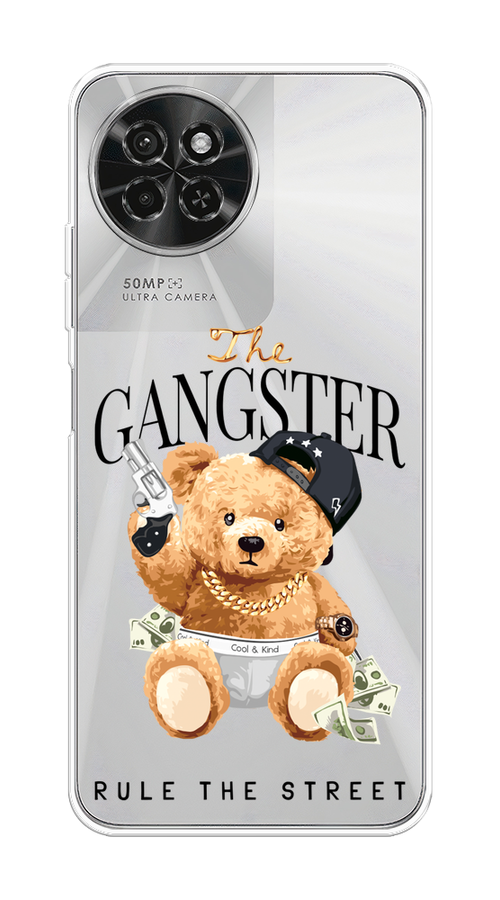 

Чехол на Itel S23 "The Gangster", Бежевый;серый;черный, 3201450-1