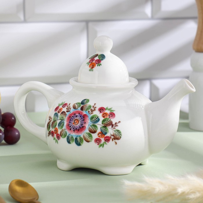 

Чайник "Кофейная роза", Семикаракорская керамика