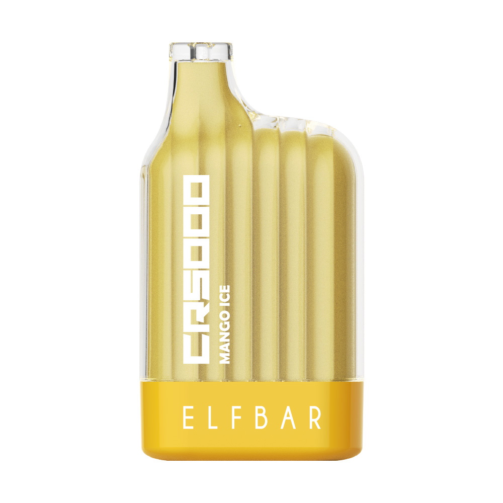 

Заряжаемая одноразовая сигарета Elf Bar CR5000 Mango Ice, 20 мг